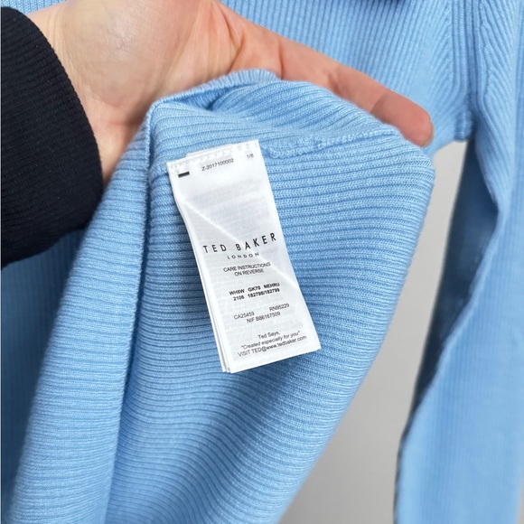 Ted Baker Bow Detail Ribbed Knit Sweater - Picture 7 of 12